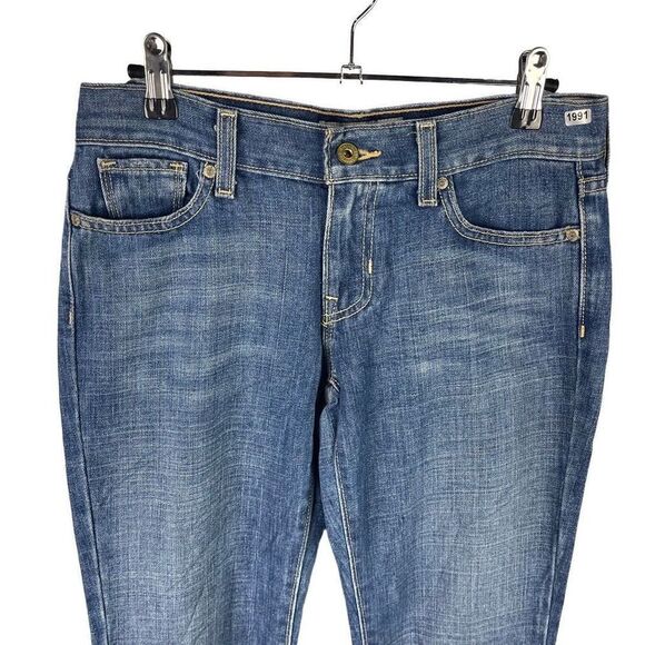 Old Navy Flare Jeans 2R Women’s Dark Wash Pre-Owned [#1991] - Picture 3 of 6